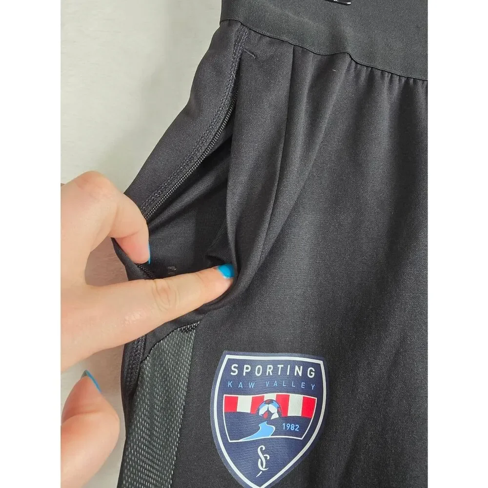 Adidas Tiro 23 Training Pants Mens M Black Slim Fit Soccer Athletic Zip Ankle